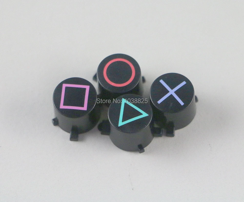 50 компл./лот 4 в 1 набор пластиковых кнопок часть для ремонта ABXY PS4 jds 011 контроллер