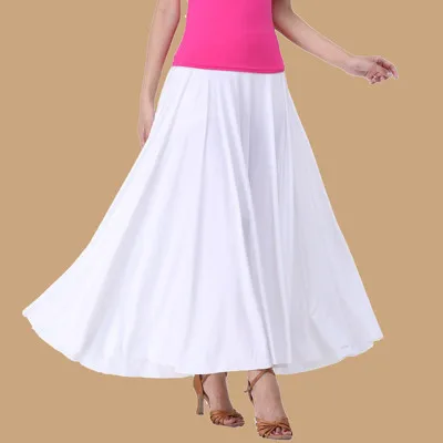 white Макси 6XL Летняя мода Модальная длинная юбка однотонная 90 см длина винтажная юбка для женщин черная белая длинная юбка высокая эластичная талия - Цвет: white