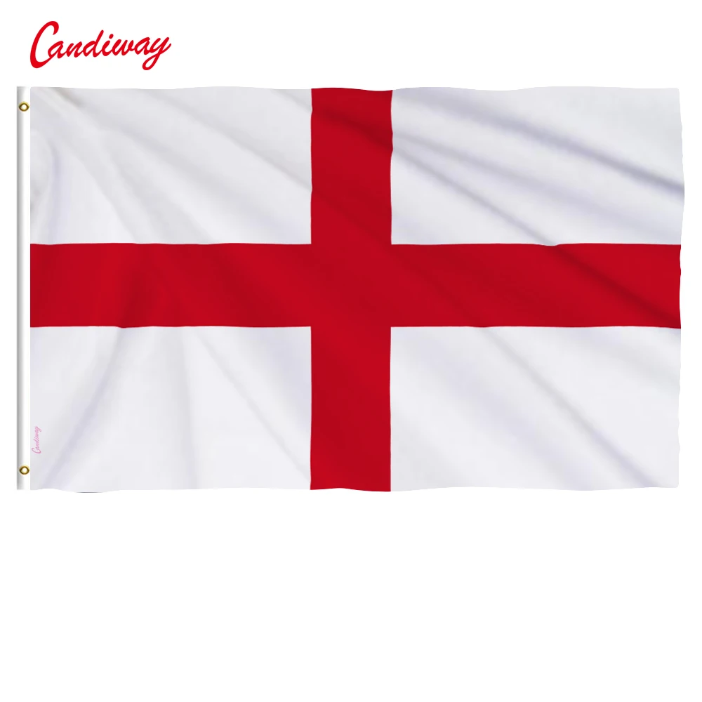 

Flag of England 3x5 ft St George's Cross Red White English National Banner Saint parade Festival Home Decoration NN065