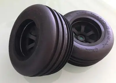 1/12 1/10 12 мм Bigfoot шины+ колеса Набор для гоночный автомобиль RC Cae HPI E-Firestorm Flux приклеенный