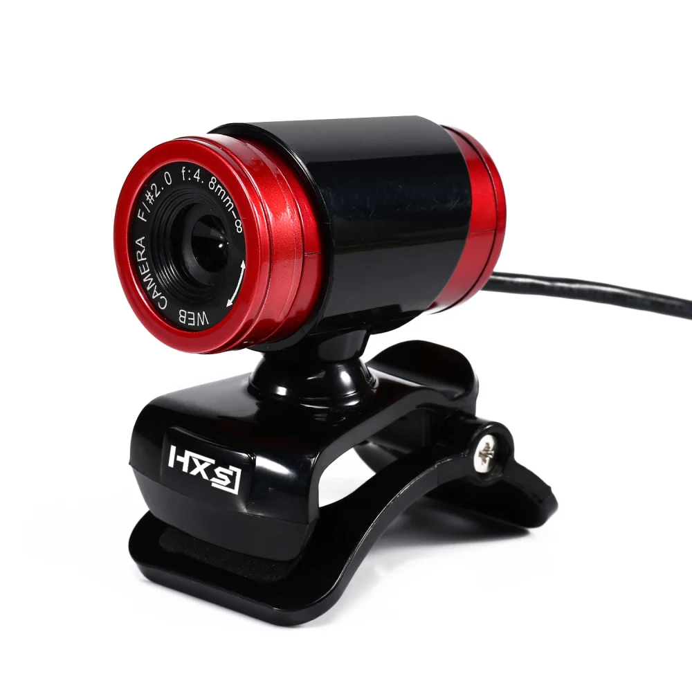 HXSJ A860 HD веб-камера 12,0 М пикселей CMOS USB веб-камера Цифровое видео HD встроенный микрофон 360 градусов Rotaion Clip-on камера