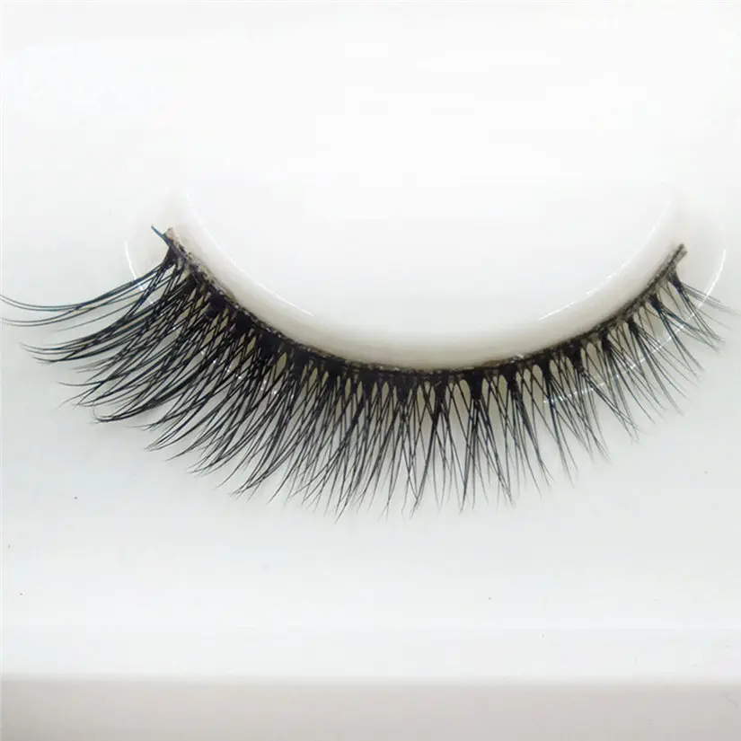 3 пары длинных перекрестных накладных ресниц макияж натуральные поддельные