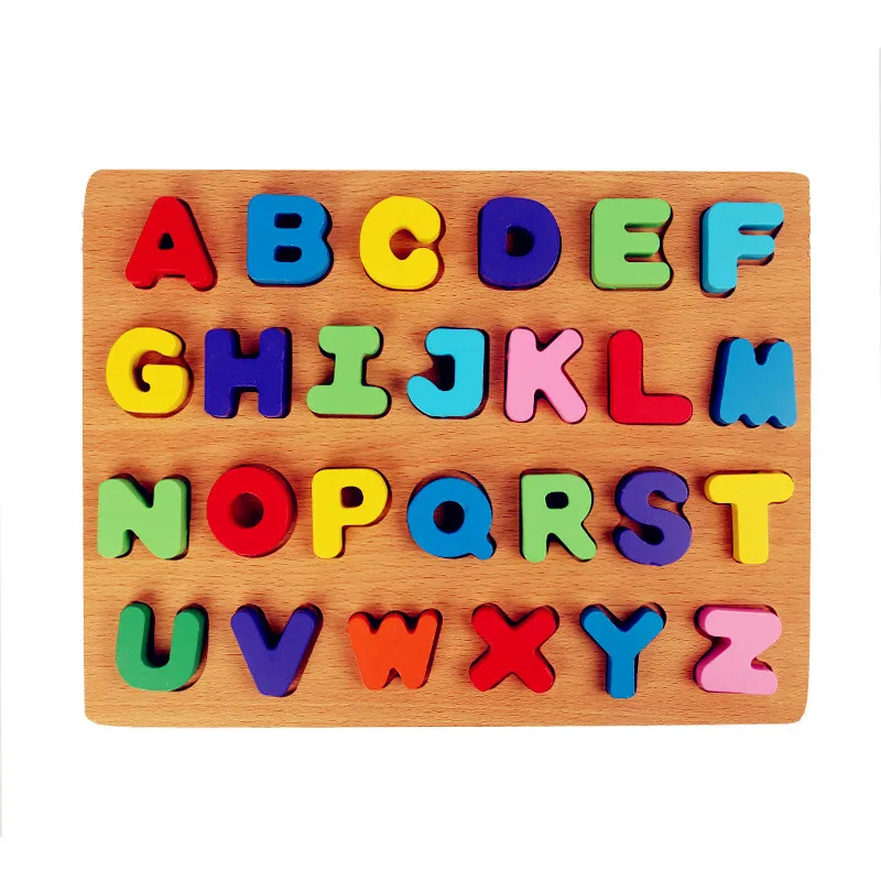 New Wooden Baby Toys Numbers and letters Jigsaw Puzzle Educational | Игрушки и хобби