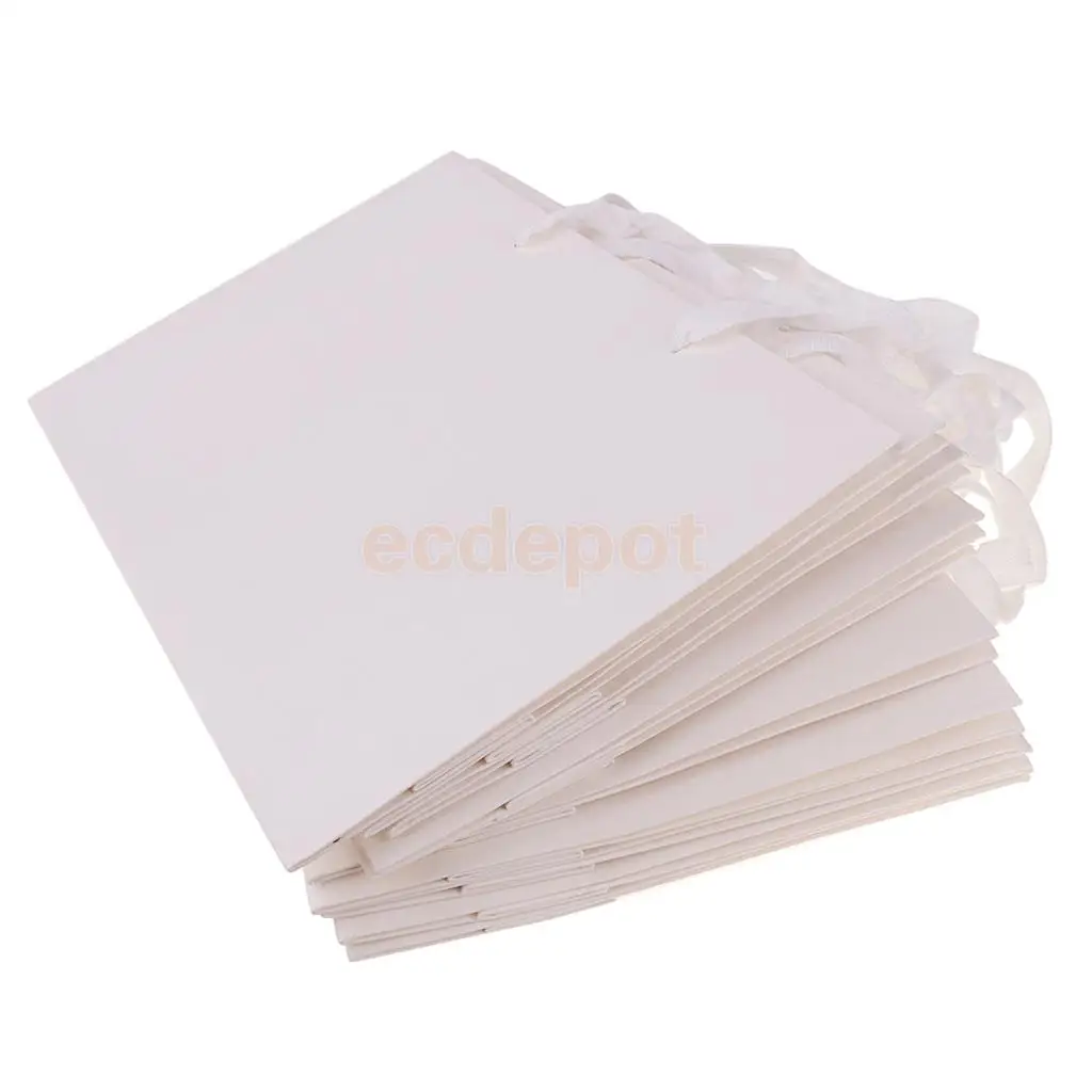 10 шт навальные подарочные пакеты из крафт-бумаги переноска для свадебных покупок