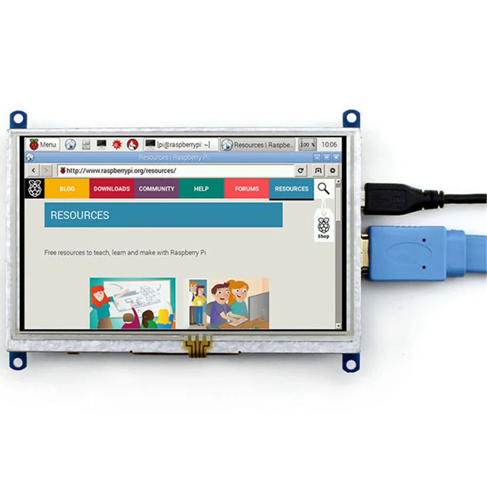 CNIKESIN 5 дюймов HDMI ЖК-дисплей Экран дисплея Дисплей er Применение Raspberry pi 3 поколения