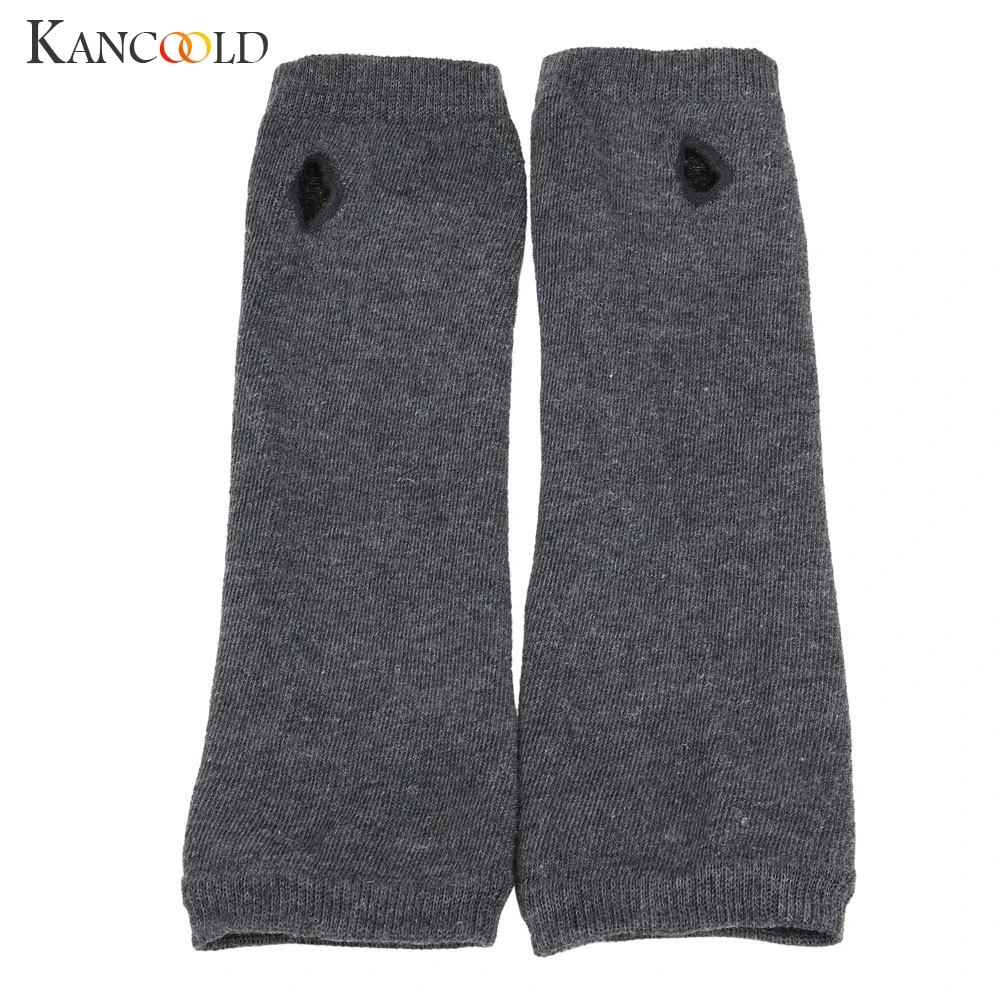 Перчатки KANCOOLD зимние перчатки без пальцев рук теплые трикотажные длинные
