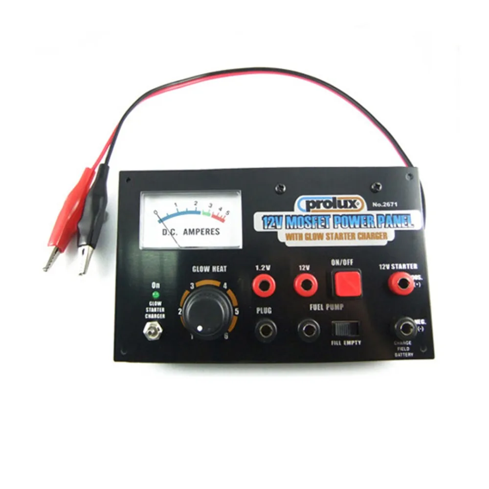 12V Мощность панель ж/свечение стартер зарядное устройство для RC игрушки модель 1