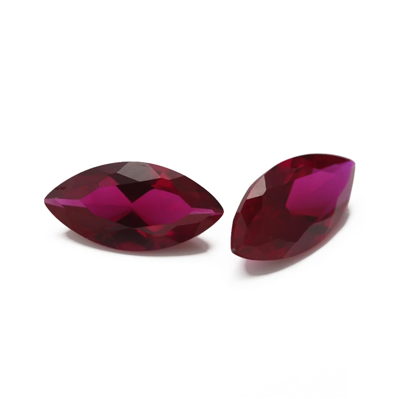 

Size 3x6mm~8x16mm Marquise Shape Synthetic Corundum Gems For Jewelry Making 5# 8#