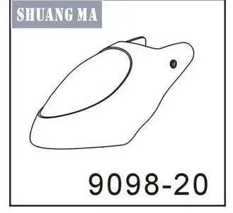 2Pcs Double Horse ShuangMa DH9098-20 Cabin Head Cover Canopy DH9098 DH 9098 Rc Spare Part Accessory Accessories Helicopter | Игрушки и
