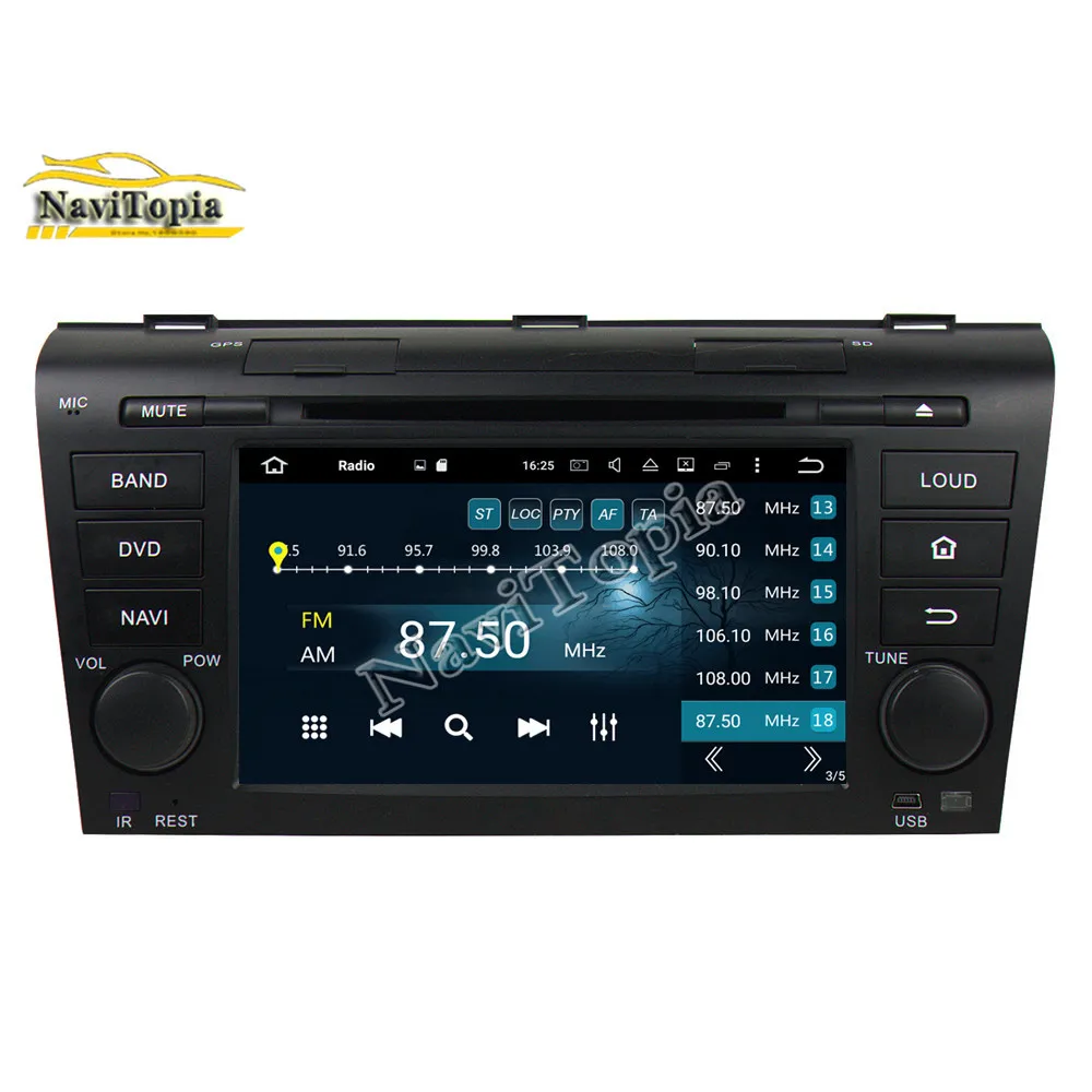 NAVITOPIA 4 Гб + 32 г Octa Core Android 9 0 автомобиль радио для Mazda 3 2004 2005 2006 2007 2008 2009 DVD gps