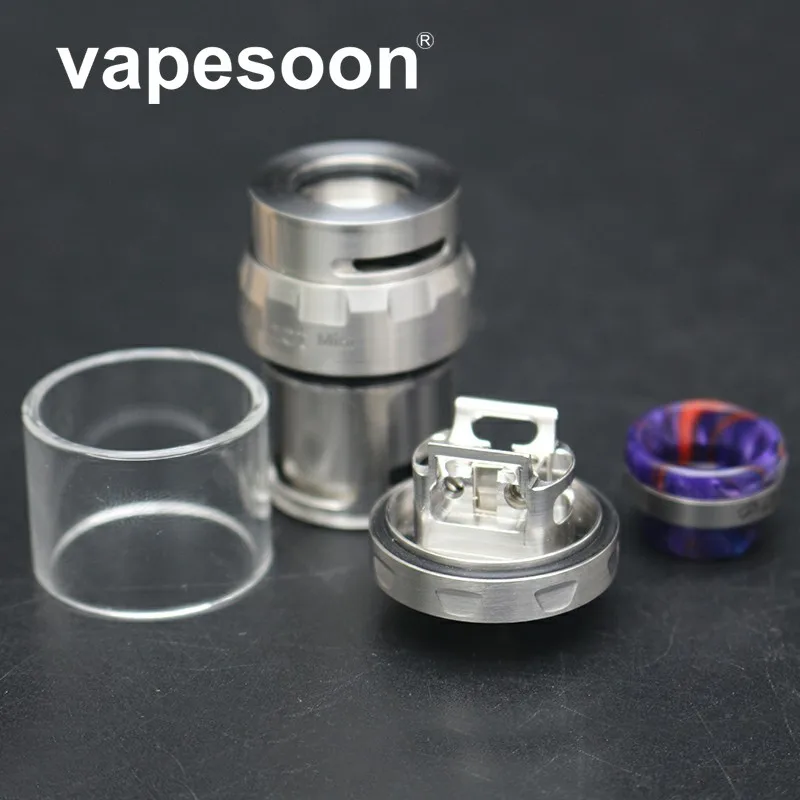 Новейший qp mini Styled RDTA Rebuildable бак для капель атомайзер коробки мод электронная