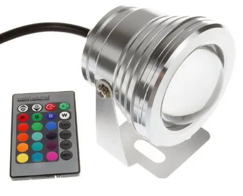 10 Вт черный серебристый яркий сад подводный светодиодный светильник Пруд