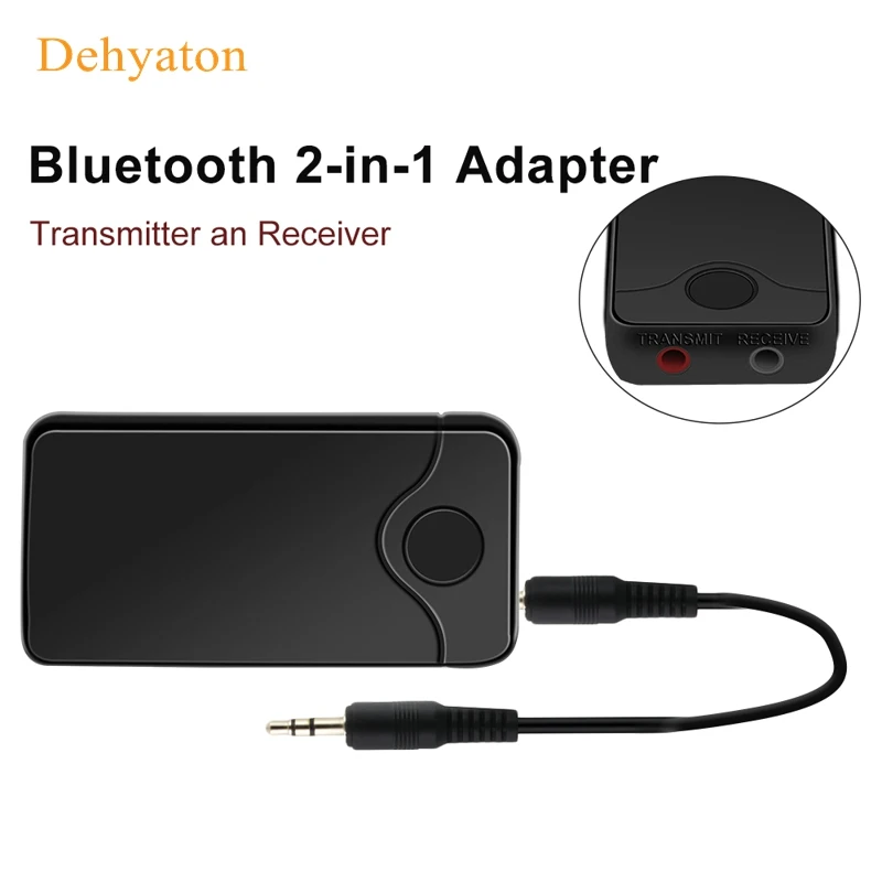 2in1 Bluetooth transmitter receiver Wireless Adapter HIFI Audio With 3.5MM Input And Output For TV Music sender | Автомобили и