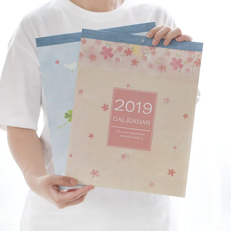 2019 настенный календарь ежемесячный планировщик список дел Органайзер