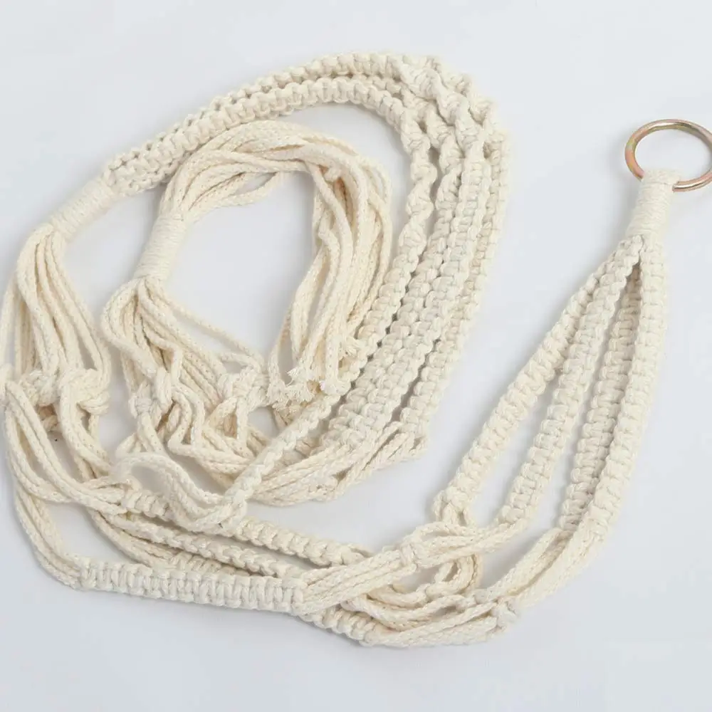 Набор из 3 ручной работы макраме для растений вешалки подвесной ящик комнатных