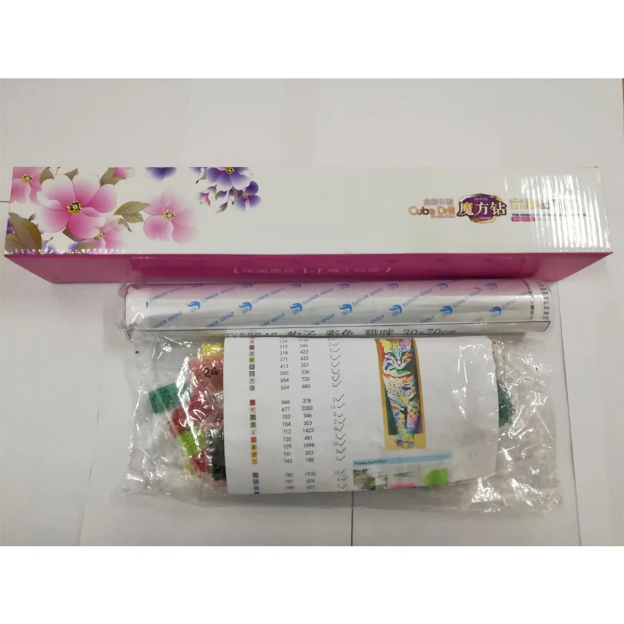 

5pcs Full Square Drill 5D DIY Diamond Painting new orchid "white flower" Multi-picture Combination 3D Embroidery Mosaic Decor