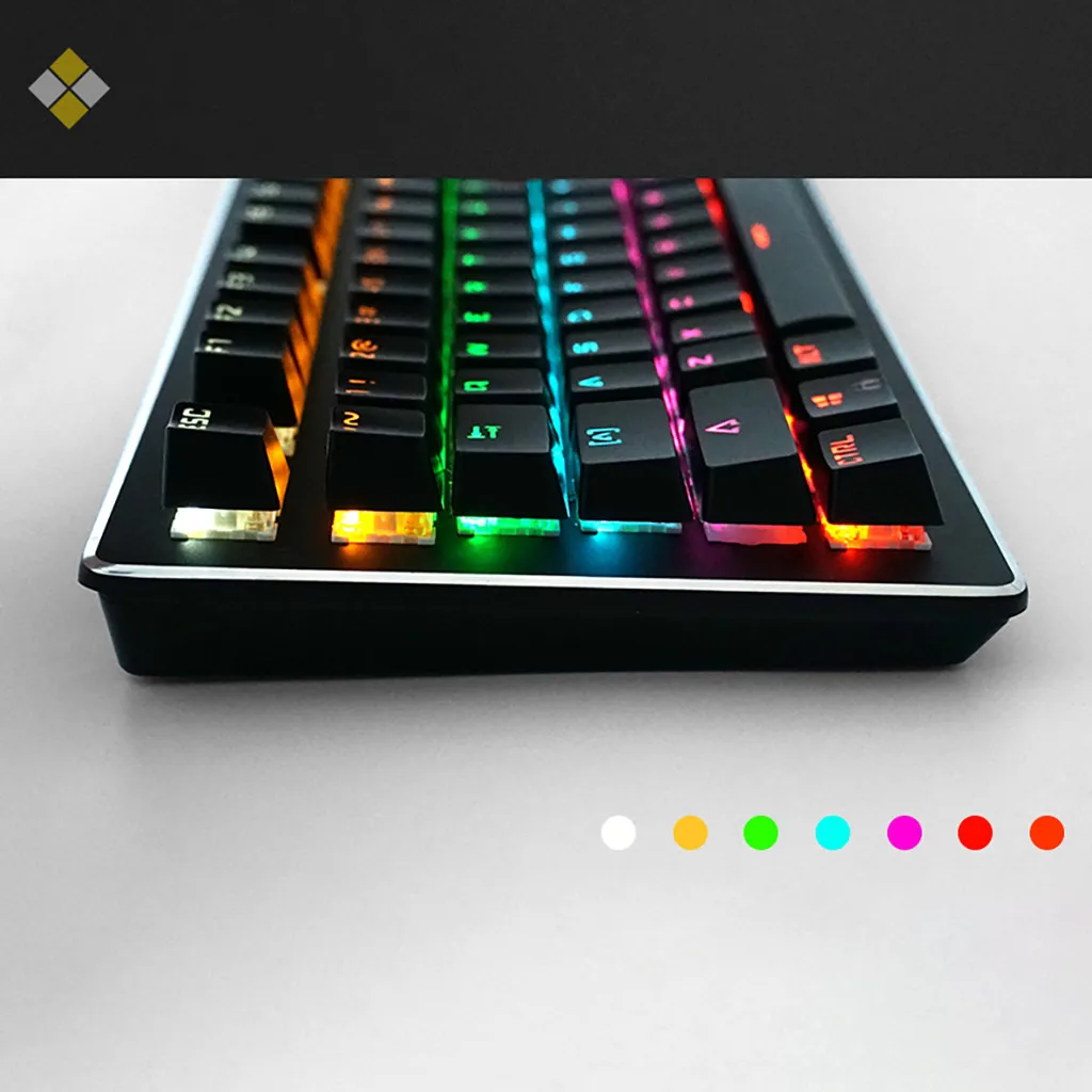 Игровая клавиатура набор мышей PC Gamer 104 клавиш подсветка механическая клавиатура с 7 клавишами 5000 dpi мышь Combo Computador Gamer L0514