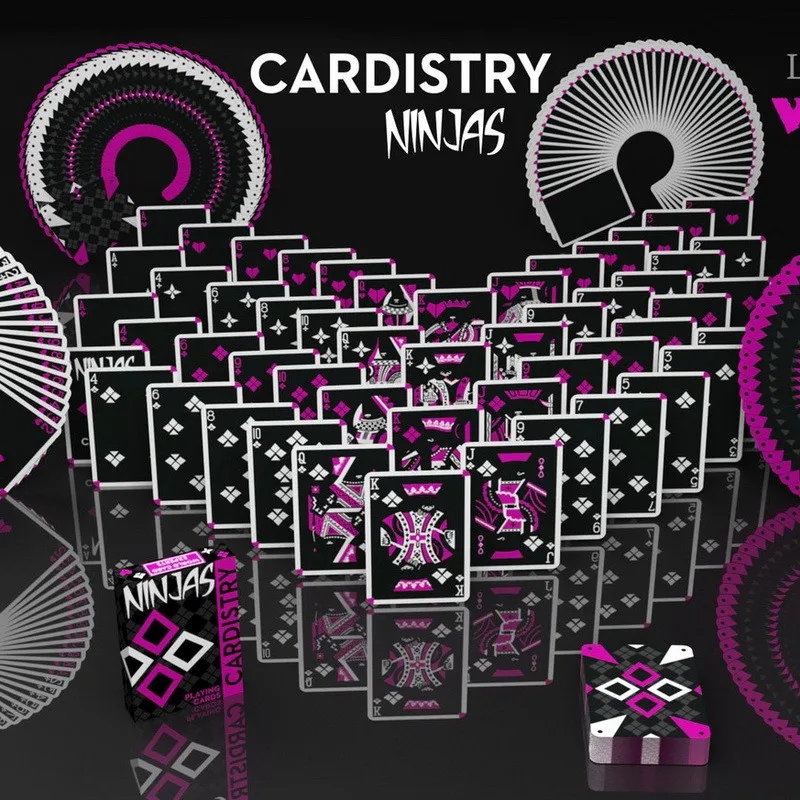 Cardistry Ninjas красные Игральные карты Poker Размер Deck USPCC на заказ Ограниченная серия от