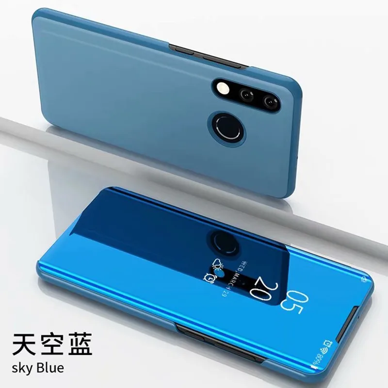 Флип-чехол для Huawei P20 Lite P10 P30 Mate 10 Pro 20 20X зеркальные Чехлы Honor 9 P Smart 2019 | Мобильные