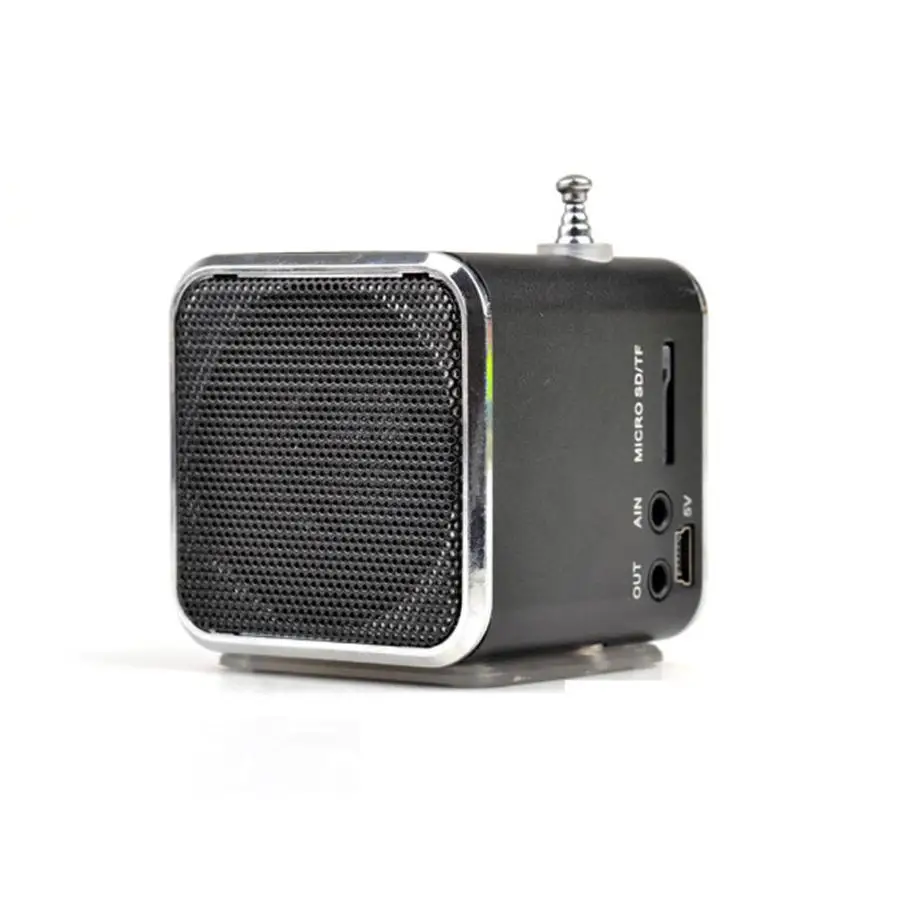 Портативная стереоколонка с микро SD TF USB FM радио|bass speaker|radio pcspeaker music |