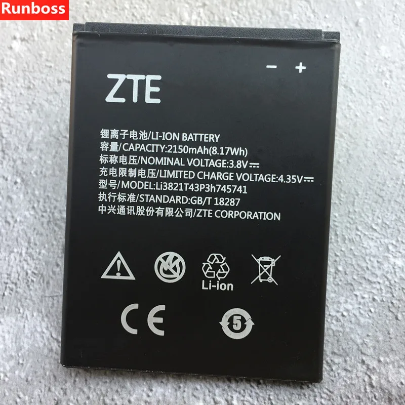 Аккумулятор Li3821T43P3h745741 2150 мАч для ZTE Blade L5 Plus C370|battery for|battery for ztebatteries batteries |