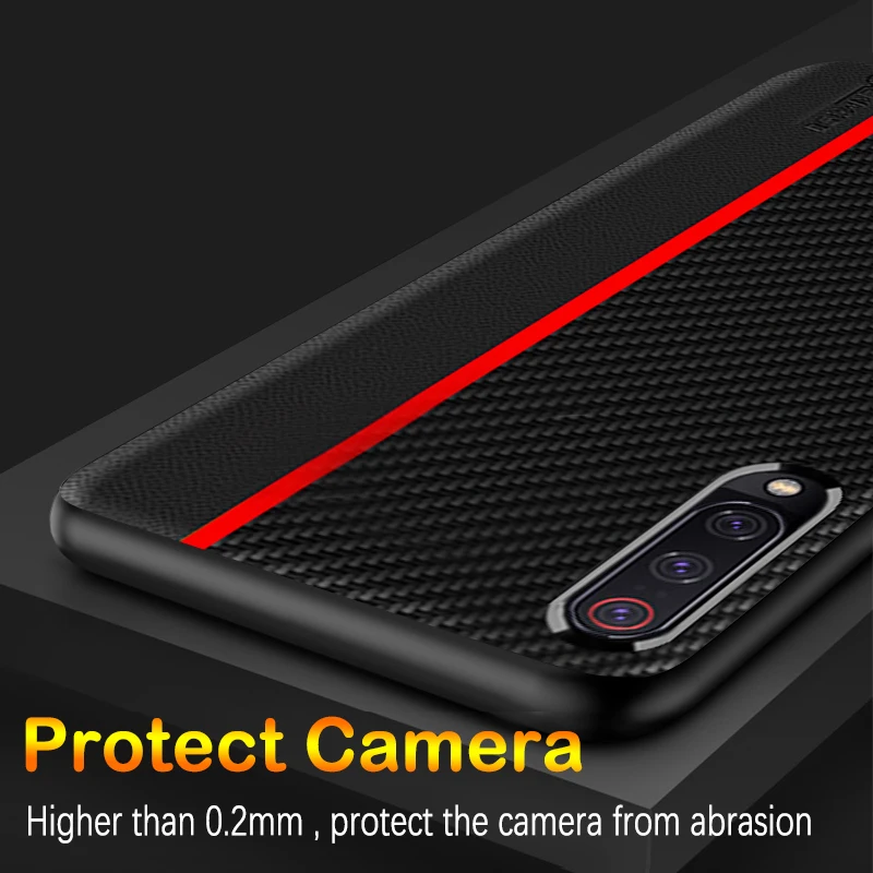 Для Xiaomi mi 9 Lite чехол из углеродного волокна с рифленой поверхностью для Xiaomi mi 9 Pro SE 8 CC9 CC9e A2 A3 Lite F1 Red mi 6A 7A 8A чехол