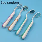 1 шт., зеркало для полости рта со светодиодный светильник кой