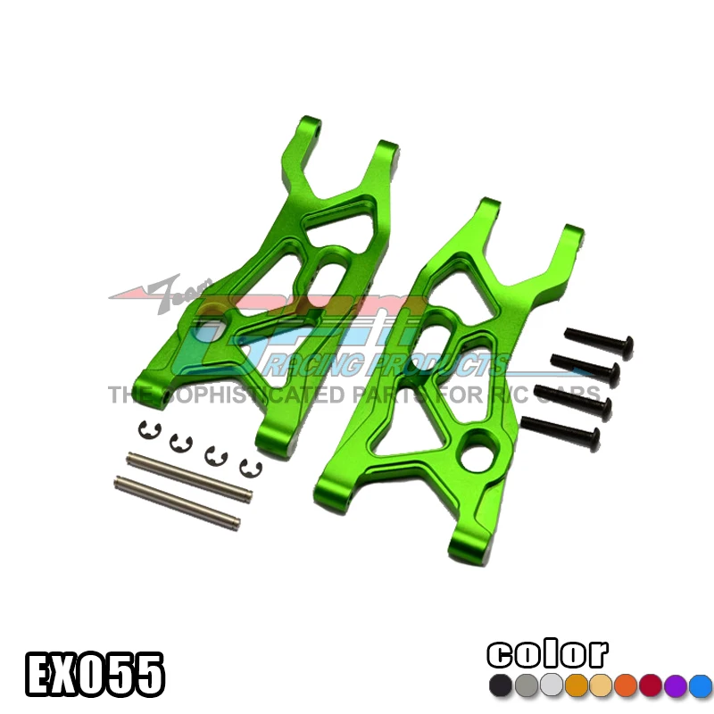 Осевой EXO 1/10 4WD Терра Багги Сплав передний нижний рычаг 1 пара комплект EX055|Детали и