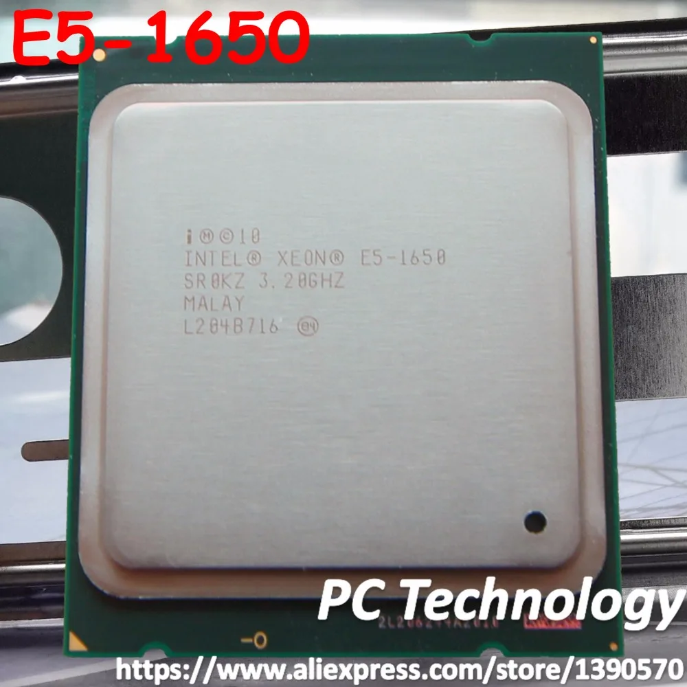 Оригинальный процессор Intel Xeon cpu E5 1650 3 20 ггц 6-ядерный 12 мб FCLGA2011 TPD 130 вт стандартная