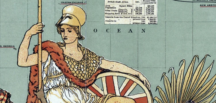 Карта мира из Великобритании 1886 декоративные настенные Висячие Безрамные