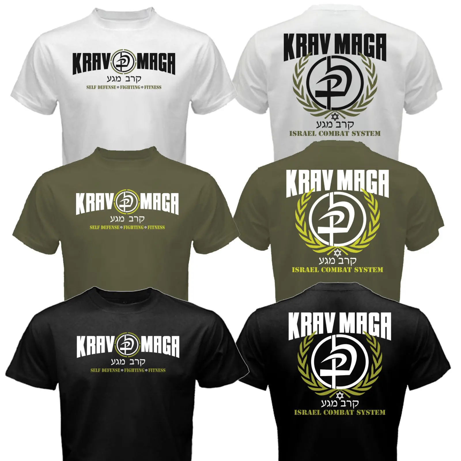Новинка футболка Krav Maga из Израиля для самообороны боевых искусств | Мужская