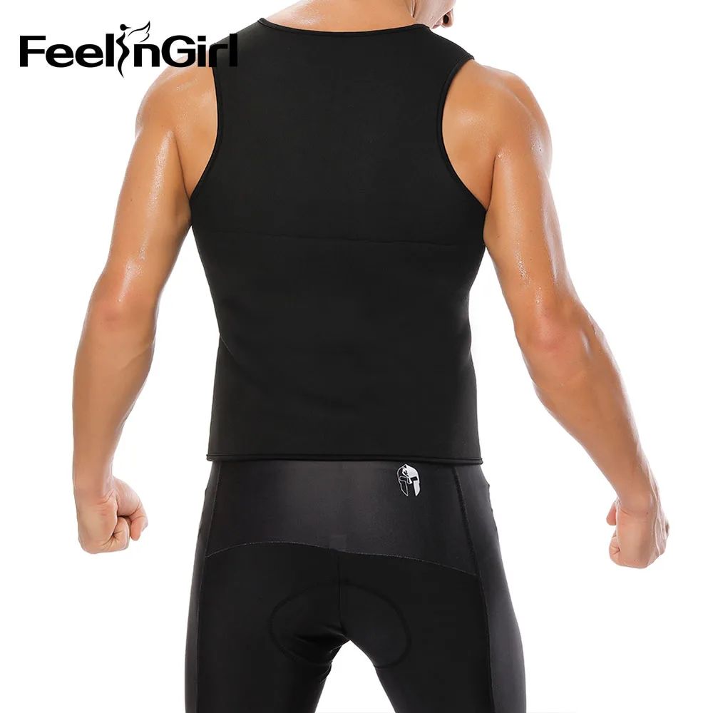 Feelingirl мужской неопреновый жилет Корректирующее белье контроль живота для