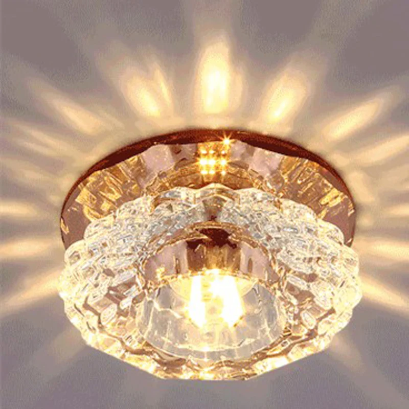 Высококачественная креативная Хрустальная потолочная лампа 3 Вт/5 Вт