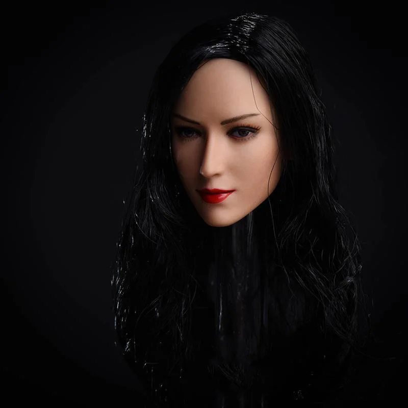 Масштаб 1/6 азиатская Красивая женская голова фигурка Ada Wong резная модель
