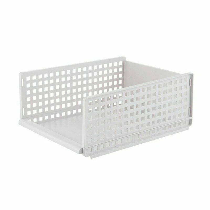 Новая складная корзина органайзер для хранения DIY пластиковые полки шкафа кухня