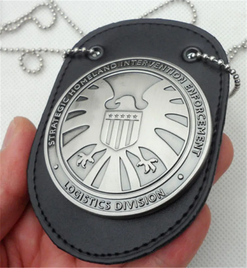 ТВ Косплей агенты shield S. H. I. E. L. D. Металлический защитный значок и держатель значка