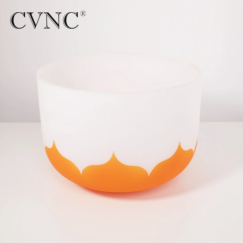 CVNC 8 &quotNote D # сексуальная чакра Лотос Дизайн Матовый Кварцевый Кристалл Поющая