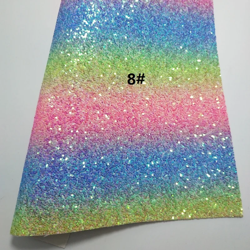8 1 шт. 21X29 см синтетический Letaher, Cuero Sintetico Rainbow с эффектом блестящей кожи для изготовления бантов аксессуары S202B - Цвет: 8