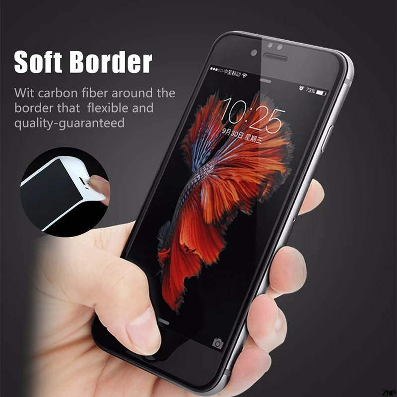 Szzafy 3D изогнутые матовые закаленное Стекло для Apple iPhone 6/6 S 7 Экран протектор Плёнки
