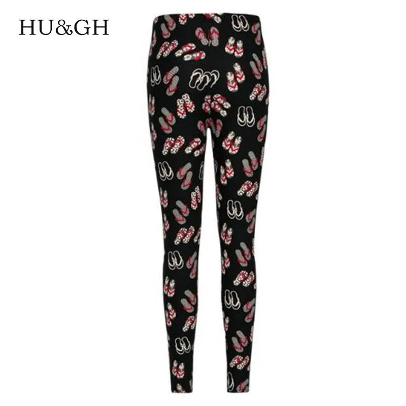 Женские леггинсы с молочным принтом черные из мягкой кожи на лето 2018|womens leggins|fashion