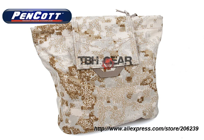 

TMC Dump Pouch Genuine PenCott SandStorm MOLLE Folding Dump Pouch(SKU050655)