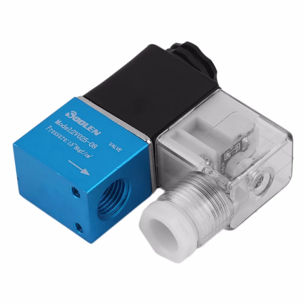 Вода Масло Жидкость Воды Электромагнитный Клапан 1/4 &quot2 Way Нормально Закрытый