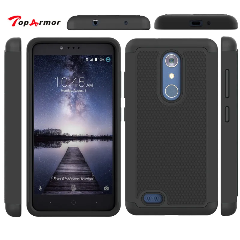 Чехол toparmor для zte Zmax Pro Z981 чехол для телефона резиновая подушка бампер Чехол Броня ударопрочный корпус для zte Zmax Pro Z981 чехол