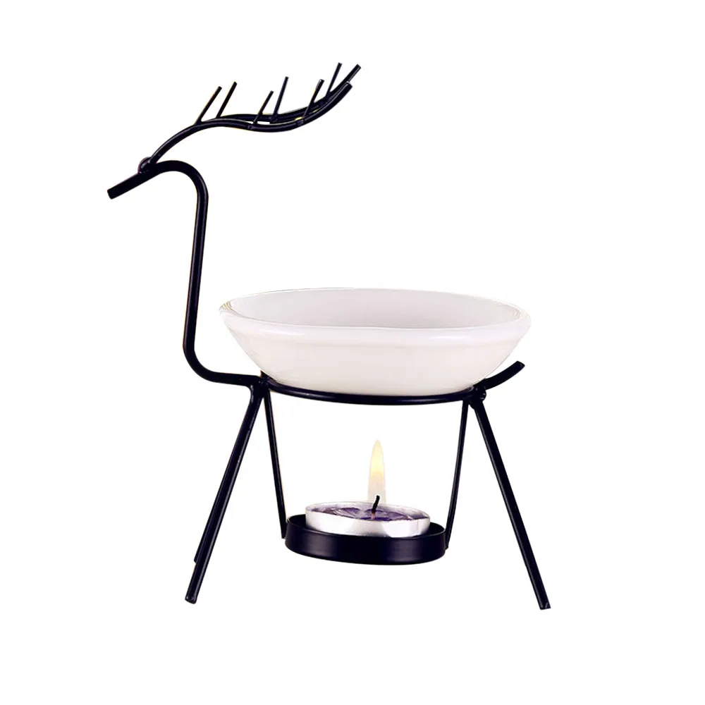 Нержавеющая сталь олень горелка свечи для ароматерапии масляная лампа