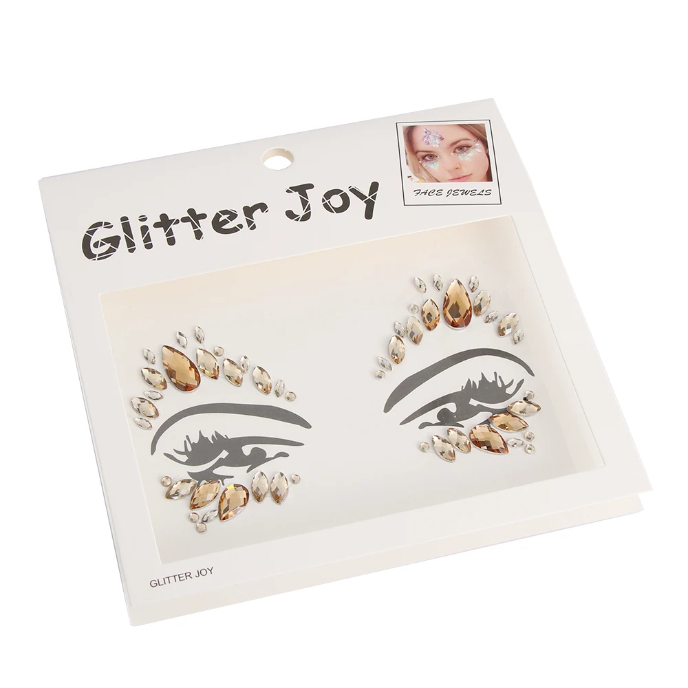 1 шт. Кристальные украшения для лица тела праздника вечеринки блестящие наклейки