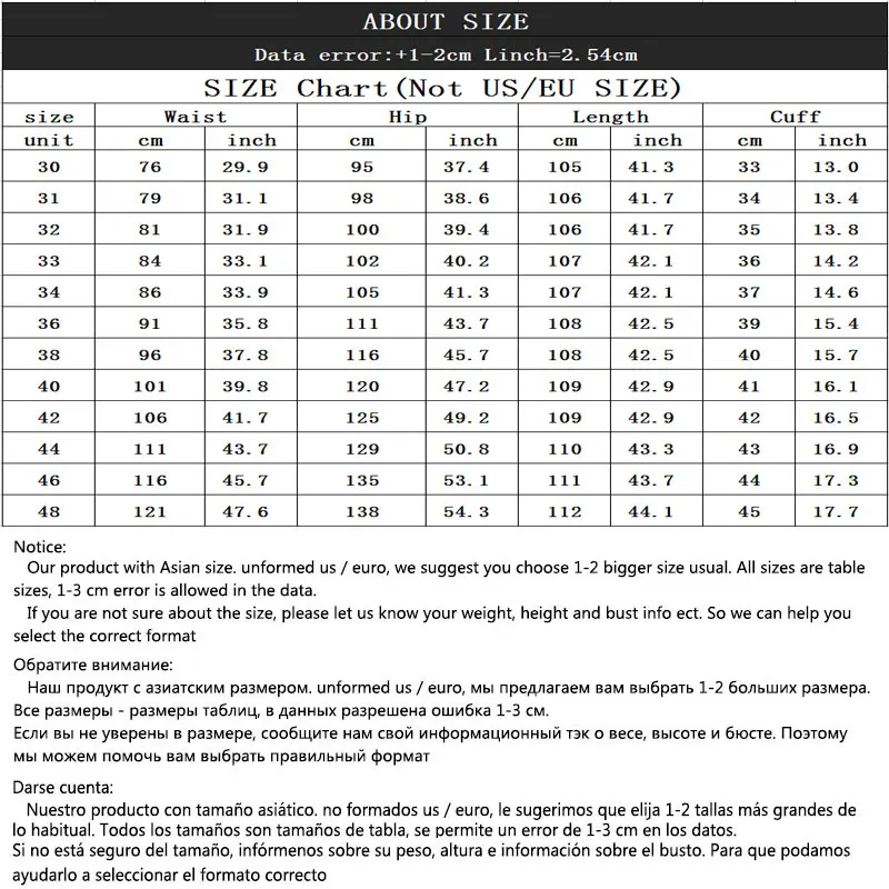 

2019 Spring and Autumn High Stretch Large size Men's jeans New Straight Loaded Korean Fashion Black trousers Size 30-44 46 48