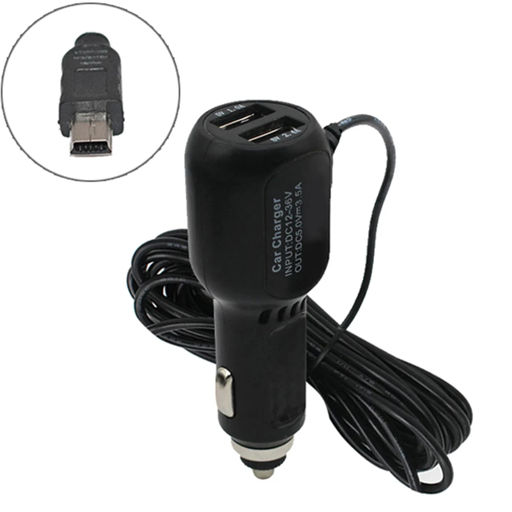 Автомобильное зарядное устройство с 2 USB портами 5 В 3 А|Кабели адаптеры и разъемы| |