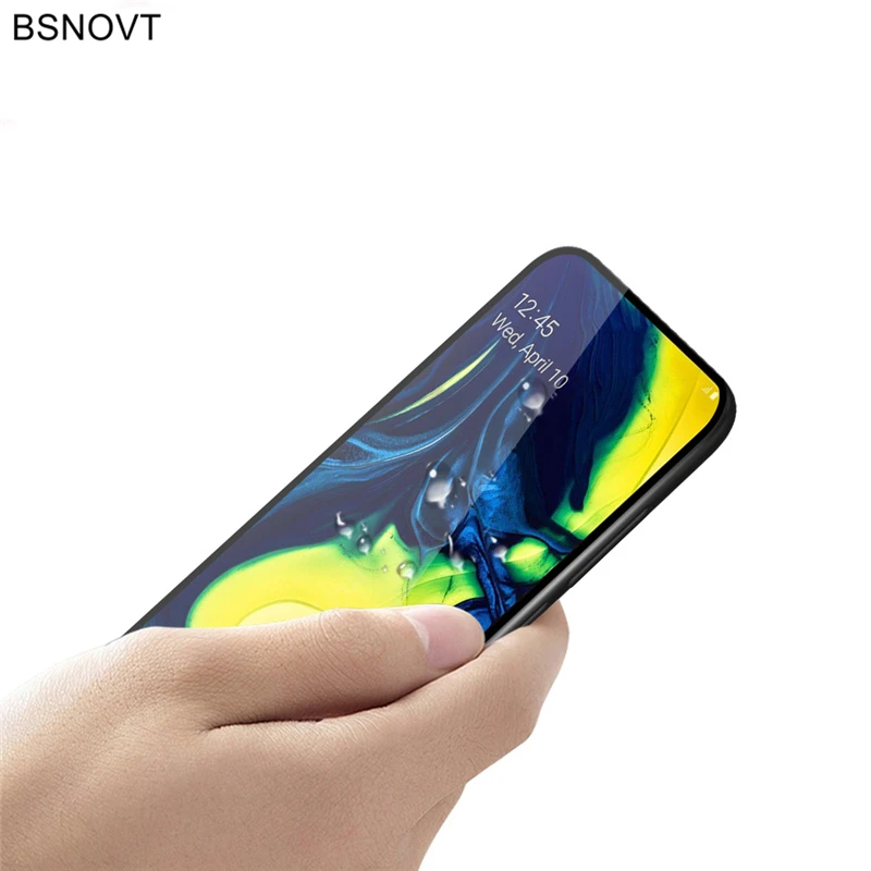 2 шт. для Samsung Galaxy A80 Защитное стекло экрана телефона закаленное A90 пленка