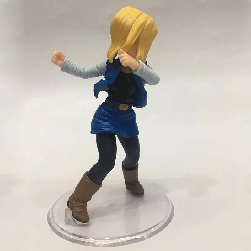 HKXZM Аниме Фигурка 11 см Dragon Ball Z Android NO.18 Banpresto ПВХ фигурка игрушки модель