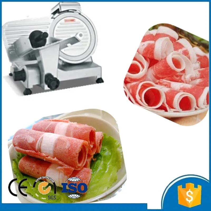 

CE ISO 2017 top 1 electric 420w home use 12cm blade diameter pork meat roll cutting machine slicer for sale